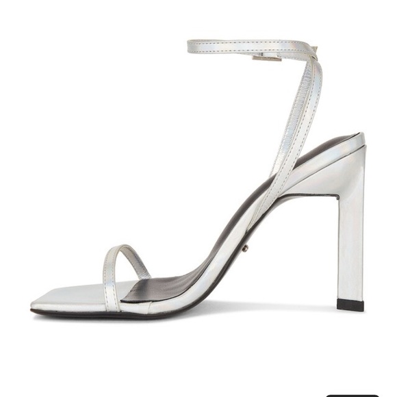 Nearly-new Tony Bianco Silver ‘Banji’ Heels, Size 7.5 - Picture 2 of 11